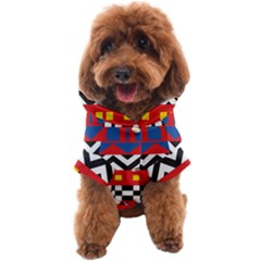 Shapes Rows Dog Coat by LalyLauraFLM