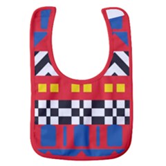 Shapes Rows Baby Bib