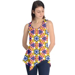 Wavey Shapes Pattern                                                              Sleeveless Tunic by LalyLauraFLM