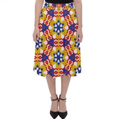 Wavey shapes pattern                                                             Folding Skater Skirt