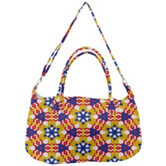 Wavey Shapes Pattern                                                           Removal Strap Handbag by LalyLauraFLM