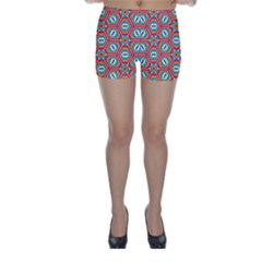 Hexagons and stars pattern                                                                Skinny Shorts