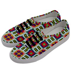 Shapes In Shapes 2                                                                Men s Classic Low Top Sneakers by LalyLauraFLM