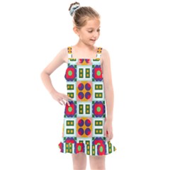Shapes In Shapes 2                                                              Kids  Overall Dress by LalyLauraFLM