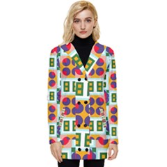 Shapes In Shapes 2                                                             Button Up Hooded Coat by LalyLauraFLM