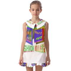 Project 20230104 1756111-01 Kids  Pilgrim Collar Ruffle Hem Dress