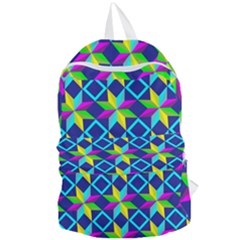 Colorful Stars Pattern                                                                 Foldable Lightweight Backpack by LalyLauraFLM