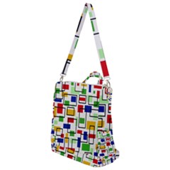 Colorful rectangles                                                                   Crossbody Backpack