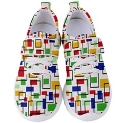 Colorful rectangles                                                                   Women s Velcro Strap Shoes