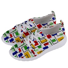 Colorful rectangles                                                                   Women s Lightweight Sports Shoes