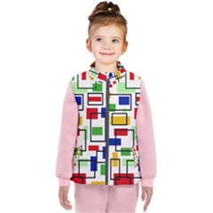 Colorful Rectangles                                                                     Kid s Puffer Vest