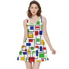 Colorful rectangles                                                                     Inside Out Reversible Sleeveless Dress