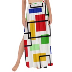 Colorful rectangles                                                                    Maxi Chiffon Tie-Up Sarong