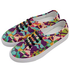 Retro Chaos                                                                      Women s Classic Low Top Sneakers by LalyLauraFLM