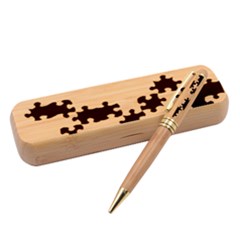 Retro Colors Puzzle Pieces                                                                 Alderwood Pen Set