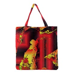 Red Light Ii Grocery Tote Bag by MRNStudios