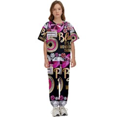 Pop Socket - Gemz Kids  Tee And Pants Sports Set by KzFashionShop