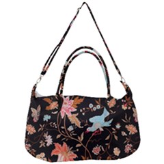 Vintage Floral Pattern Removal Strap Handbag by Valentinaart
