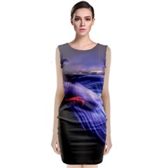 Betta Fish Photo And Wallpaper Cute Betta Fish Pictures Sleeveless Velvet Midi Dress