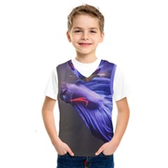 Betta Fish Photo And Wallpaper Cute Betta Fish Pictures Kids  Basketball Tank Top by StoreofSuccess