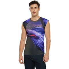 Betta Fish Photo And Wallpaper Cute Betta Fish Pictures Men s Raglan Cap Sleeve Tee