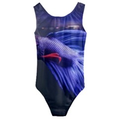 Betta Fish Photo And Wallpaper Cute Betta Fish Pictures Kids  Cut-Out Back One Piece Swimsuit