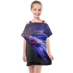 Betta Fish Photo And Wallpaper Cute Betta Fish Pictures Kids  One Piece Chiffon Dress