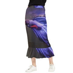 Betta Fish Photo And Wallpaper Cute Betta Fish Pictures Maxi Fishtail Chiffon Skirt by StoreofSuccess