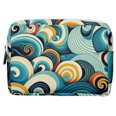 Waves Ocean Sea Abstract Whimsical (1) Make Up Pouch (medium)