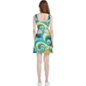 Waves Ocean Sea Abstract Whimsical Velour Cutout Dress View2