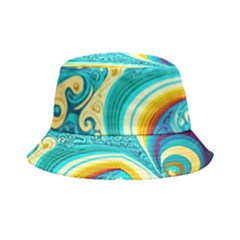 Waves Ocean Sea Abstract Whimsical Bucket Hat by Jancukart