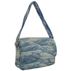 Clouds Of Smoke On The Green Hills Courier Bag by zzlart