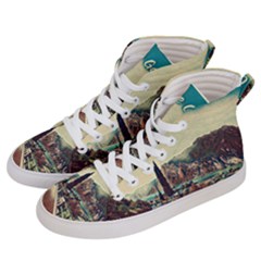 On The Way To Lake Garda, Italy  Men s Hi-top Skate Sneakers by ConteMonfrey