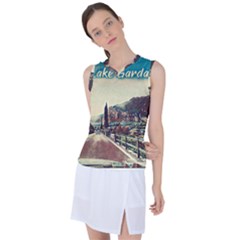 On The Way To Lake Garda, Italy  Women s Sleeveless Sports Top by ConteMonfrey