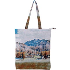 Trentino Alto Adige, Italy. Double Zip Up Tote Bag
