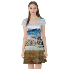 Trentino Alto Adige, Italy  Short Sleeve Skater Dress by ConteMonfrey