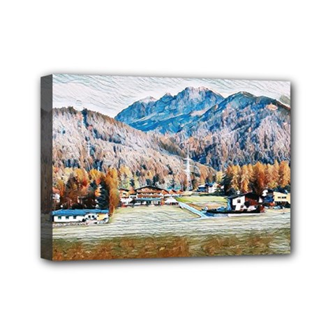 Trentino Alto Adige, Italy  Mini Canvas 7  X 5  (stretched) by ConteMonfrey