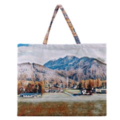 Trentino Alto Adige, Italy  Zipper Large Tote Bag