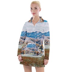 Trentino Alto Adige, Italy  Women s Long Sleeve Casual Dress by ConteMonfrey