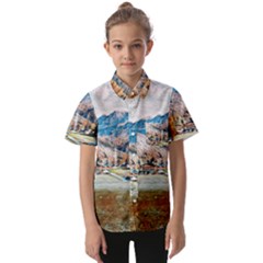 Trentino Alto Adige, Italy  Kids  Short Sleeve Shirt by ConteMonfrey