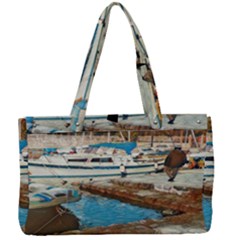 Alone On Gardasee, Italy  Canvas Work Bag by ConteMonfrey