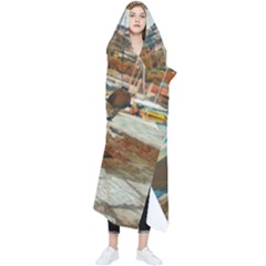 Alone On Gardasee, Italy  Wearable Blanket by ConteMonfrey