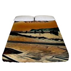 End Of The Day On The Lake Garda, Italy  Fitted Sheet (king Size) by ConteMonfrey