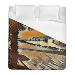 End Of The Day On The Lake Garda, Italy  Duvet Cover (full/ Double Size) by ConteMonfrey