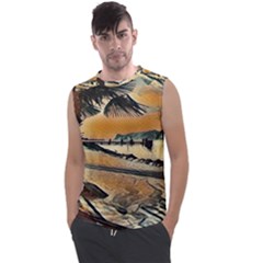 End Of The Day On The Lake Garda, Italy  Men s Regular Tank Top by ConteMonfrey