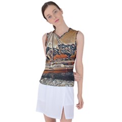 Art Boats Garda, Italy  Women s Sleeveless Sports Top by ConteMonfrey