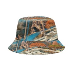 Boats On Lake Garda, Italy  Inside Out Bucket Hat