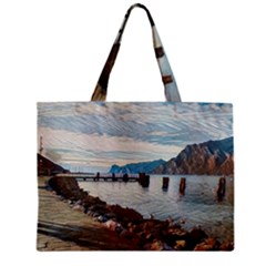 Ducks On Gardasee Zipper Mini Tote Bag by ConteMonfrey