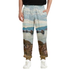 Ducks On Gardasee Men s Elastic Waist Pants by ConteMonfrey