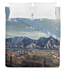 Lake In Italy Duvet Cover Double Side (queen Size) by ConteMonfrey